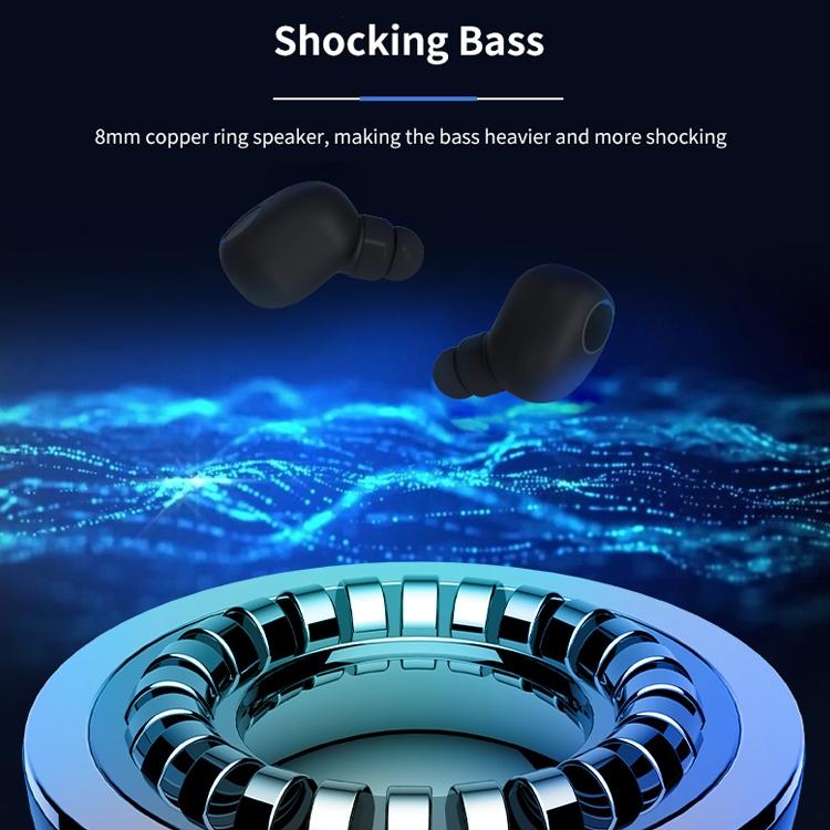 Wireless Sports Bluetooth 5.0 Earphones - Binaural Stereo - Black 7
