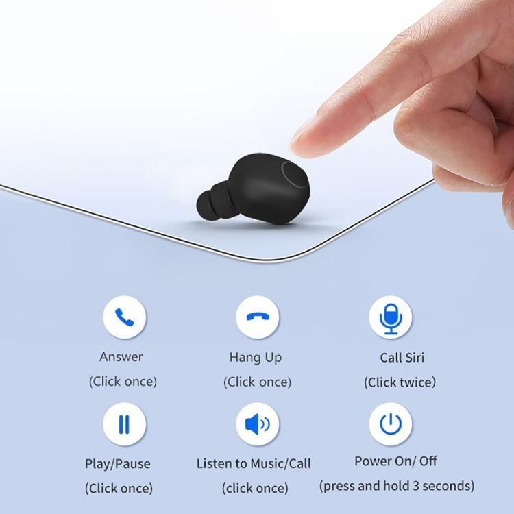 Wireless Sports Bluetooth 5.0 Earphones - Binaural Stereo - Black 12
