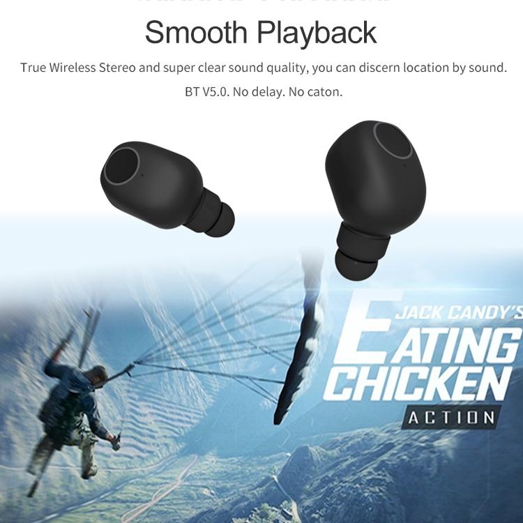 Wireless Sports Bluetooth 5.0 Earphones - Binaural Stereo - Black 14