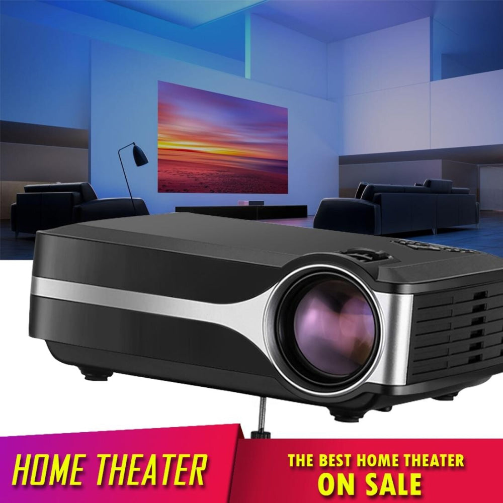 4 Lcd Projector - 80 Lumens Hd 800X480 Vga / Hdmi - Black 4