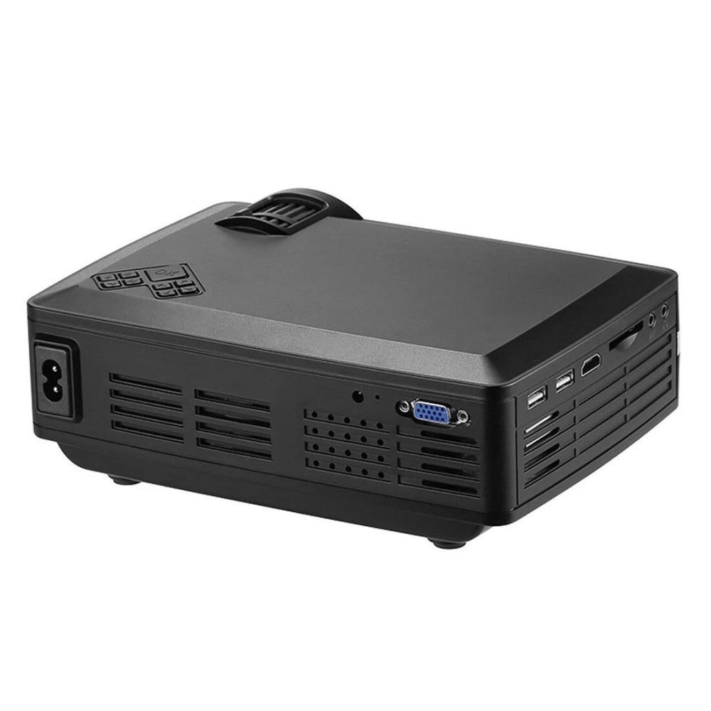 4 Lcd Projector - 80 Lumens Hd 800X480 Vga / Hdmi - Black 5