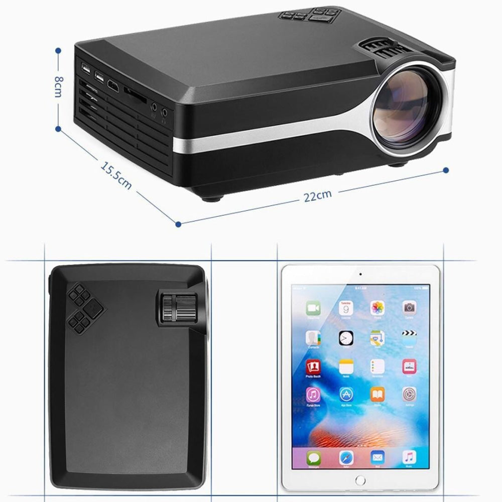 4 Lcd Projector - 80 Lumens Hd 800X480 Vga / Hdmi - Black 12