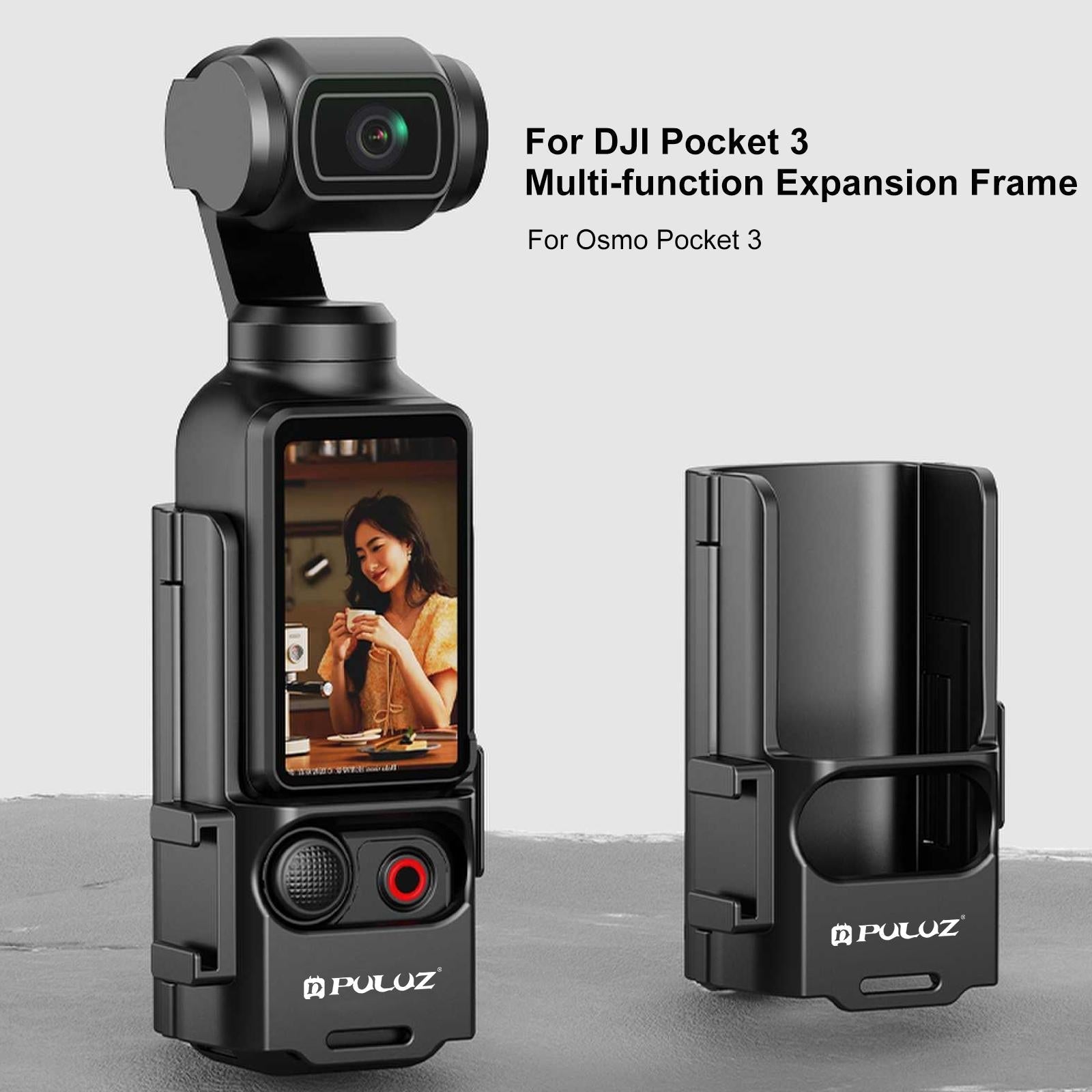 Expansion Frame For Dji Osmo Pocket Cold Shoe Adapter Black 5