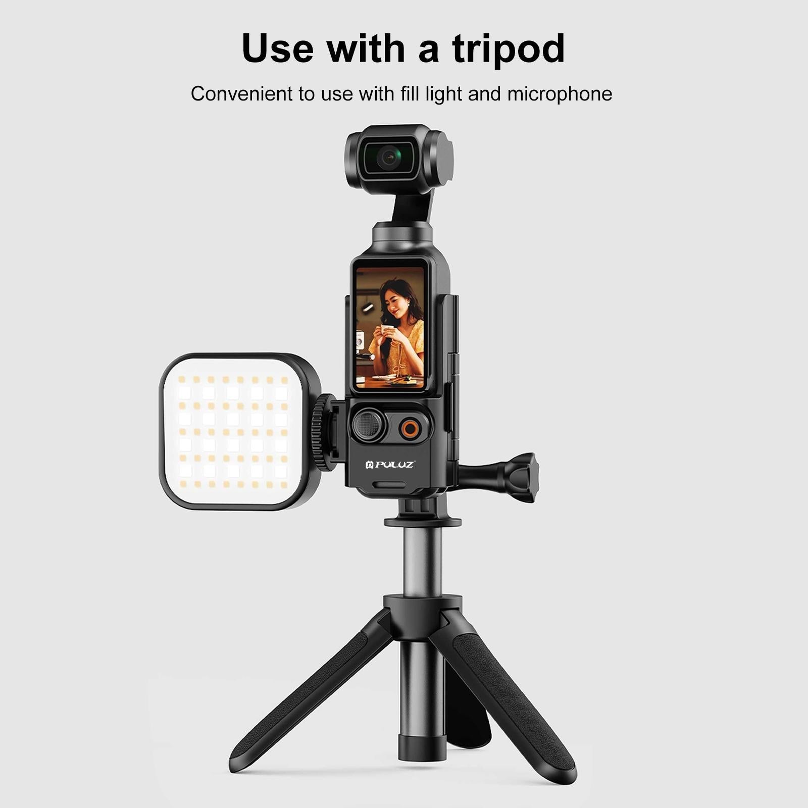 Expansion Frame For Dji Osmo Pocket Cold Shoe Adapter Black 7