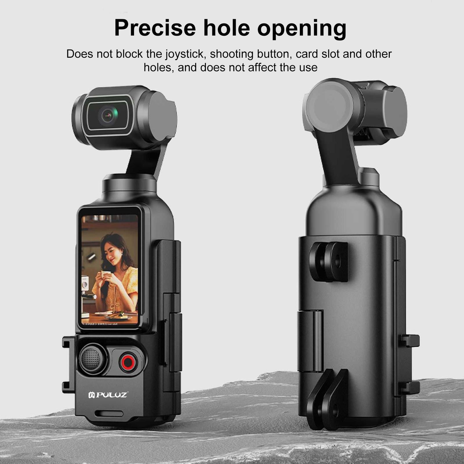Expansion Frame For Dji Osmo Pocket Cold Shoe Adapter Black 8