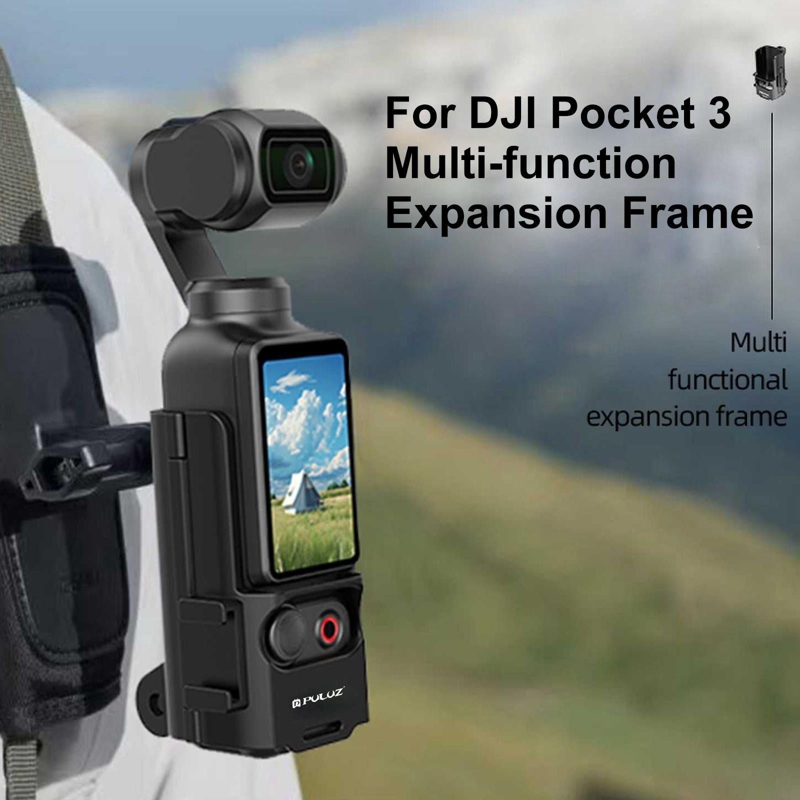 Expansion Frame For Dji Osmo Pocket Cold Shoe Adapter Black 9