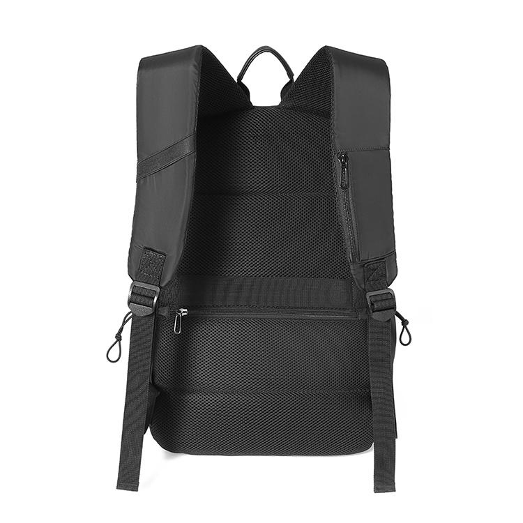 Black Oxford Laptop Backpack - Multifunctional 4