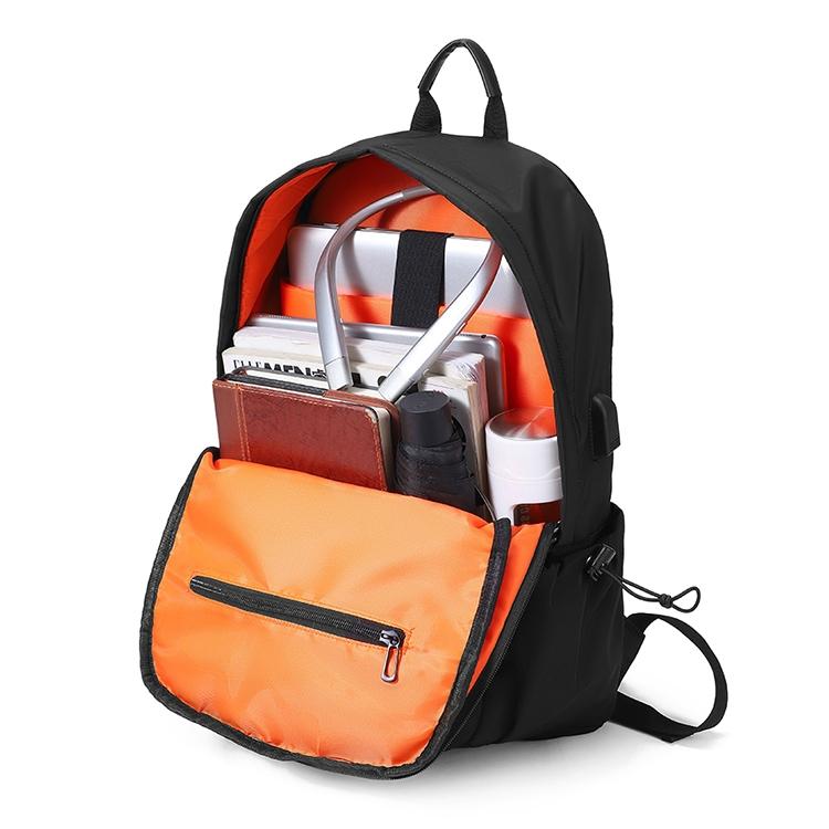 Black Oxford Laptop Backpack - Multifunctional 5