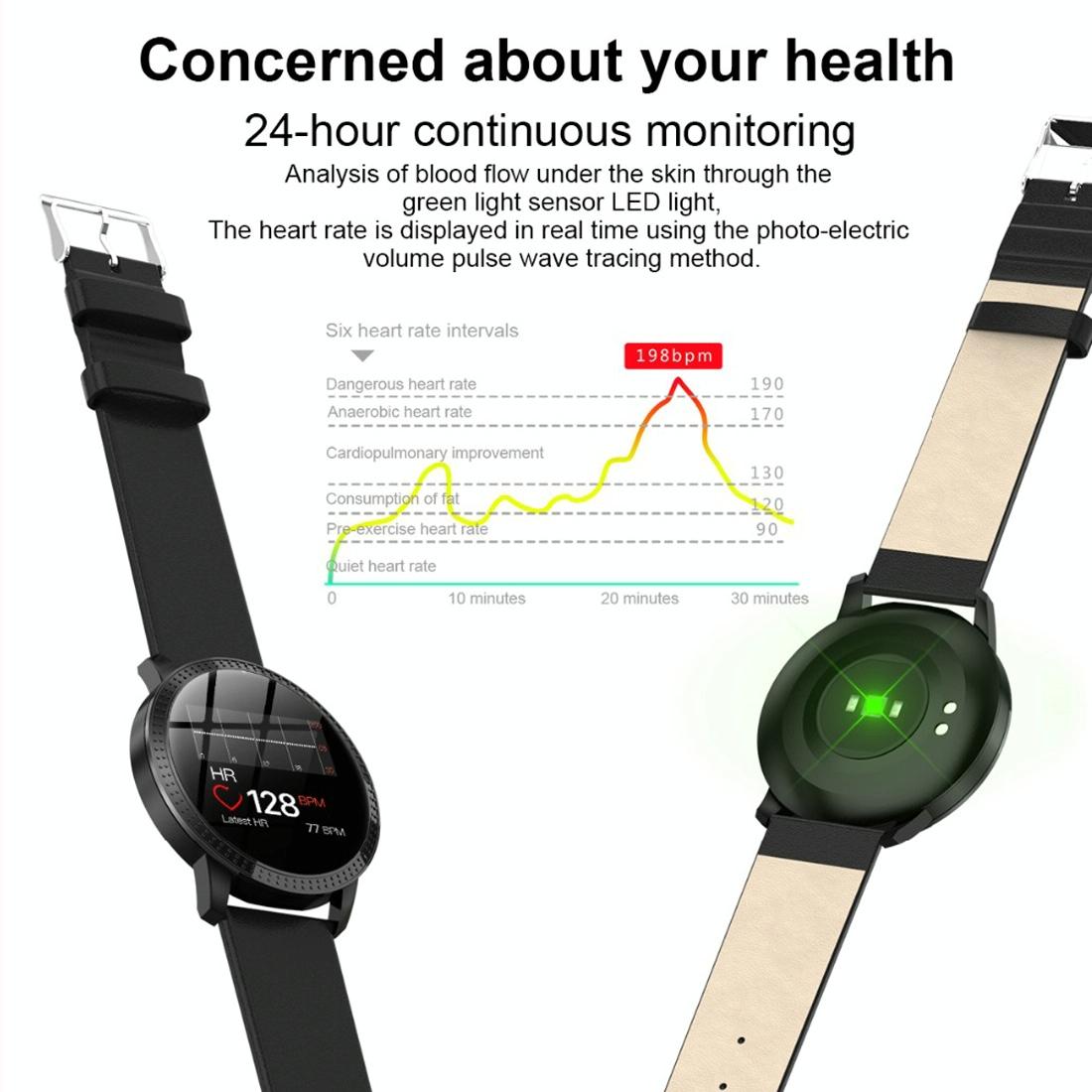 Waterproof Smartwatch With Colour Screen - Ipx67 - Black 9