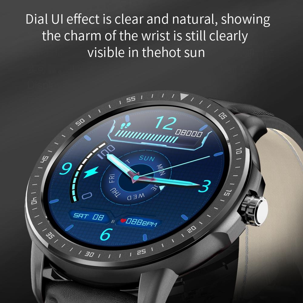 1.3 Inch Ips Colour Touch Screen Smart Watch Ip67 Waterproof Support Weather Forecast / Heart Rate Monitor / Sleep Monitor / Blood Pressure Monitoring Black 6