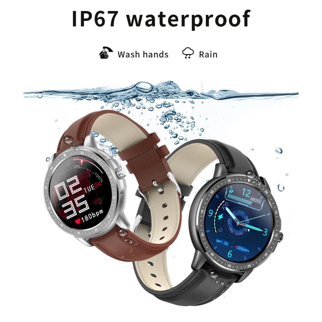 1.3 Inch Ips Colour Touch Screen Smart Watch Ip67 Waterproof Support Weather Forecast / Heart Rate Monitor / Sleep Monitor / Blood Pressure Monitoring Black 11