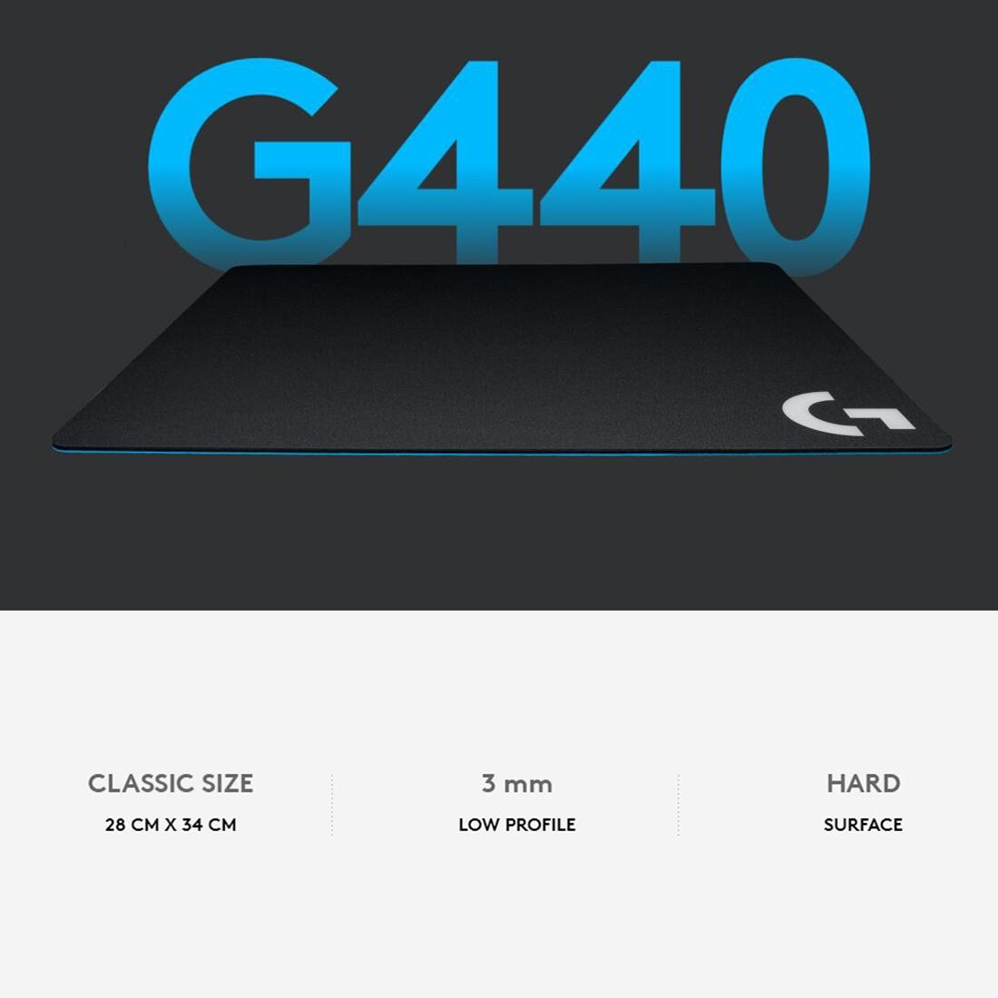 34 X 28Cm Hard Gaming Mouse Pad Black 6