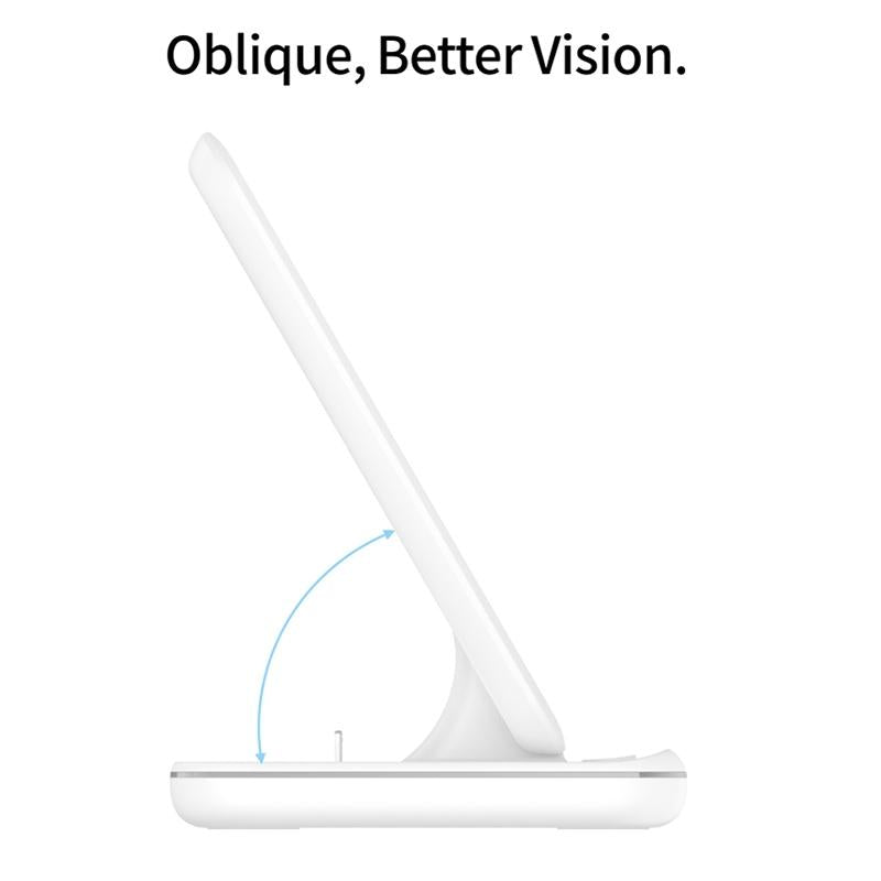 3 In 1 Magnetic Wireless Charger With Touch Ring Light - Black 10
