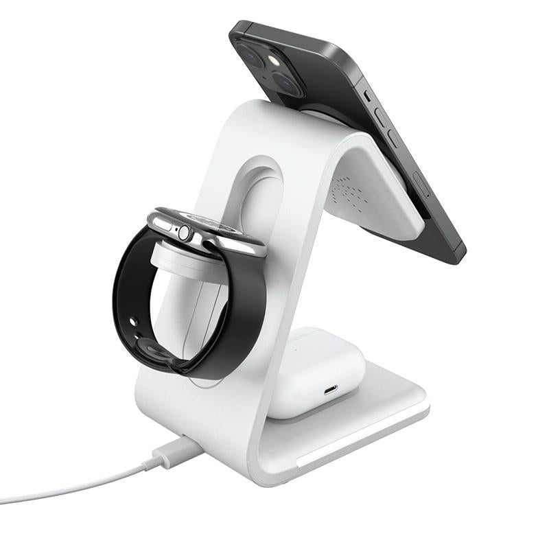 3 In 1 Magnetic Wireless Vertical Charger - Black 11