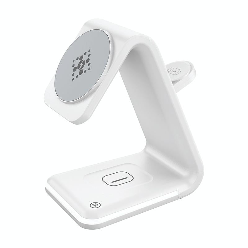 3 In 1 Magnetic Wireless Vertical Charger - Black 12