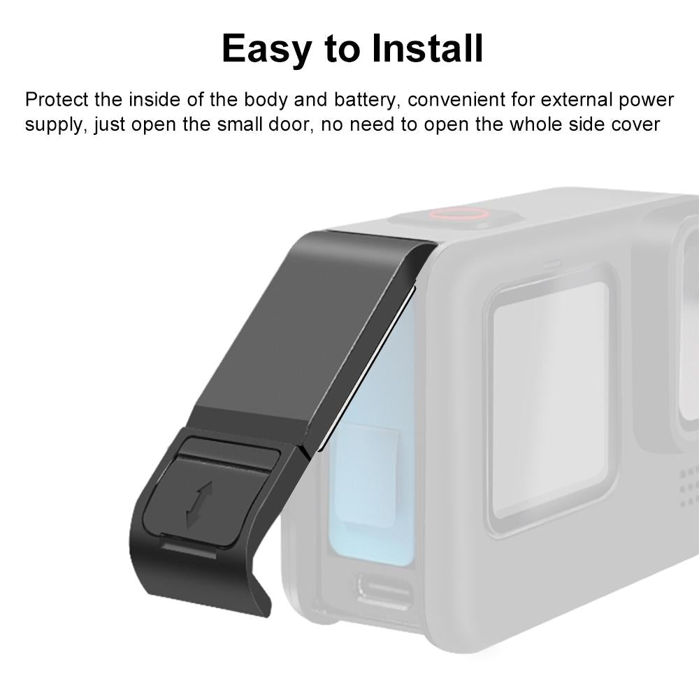 Gopro Hero12 Battery Cover - Replacement Pom Plastic Interface 5