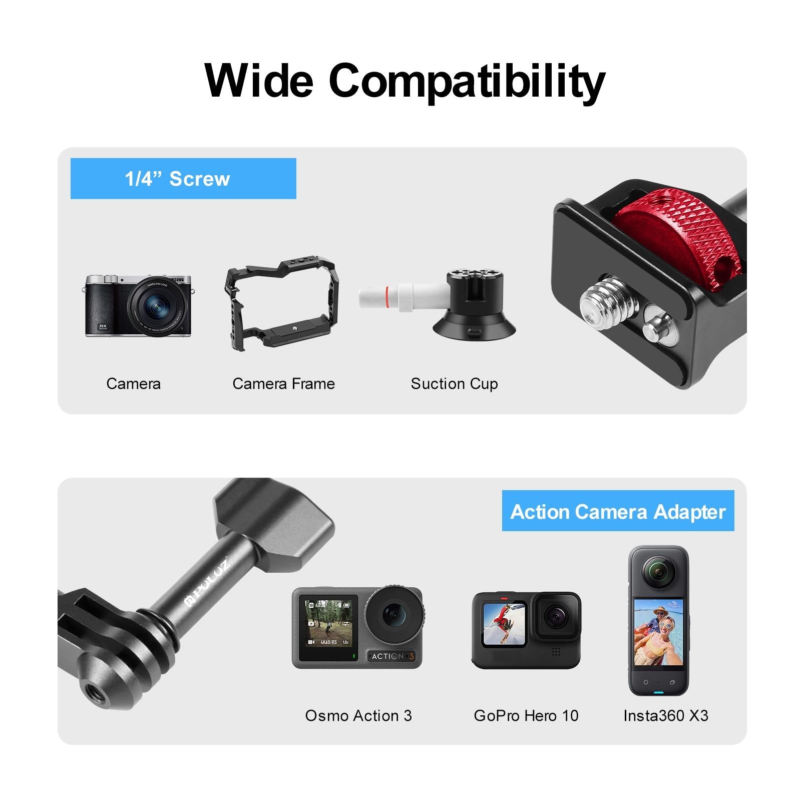 Versatile Aluminum Magic Arm Mount - Black 4