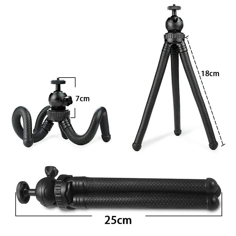 Versatile Octopus Tripod for Slr Cameras Gopro and Phones - Ball Head 4