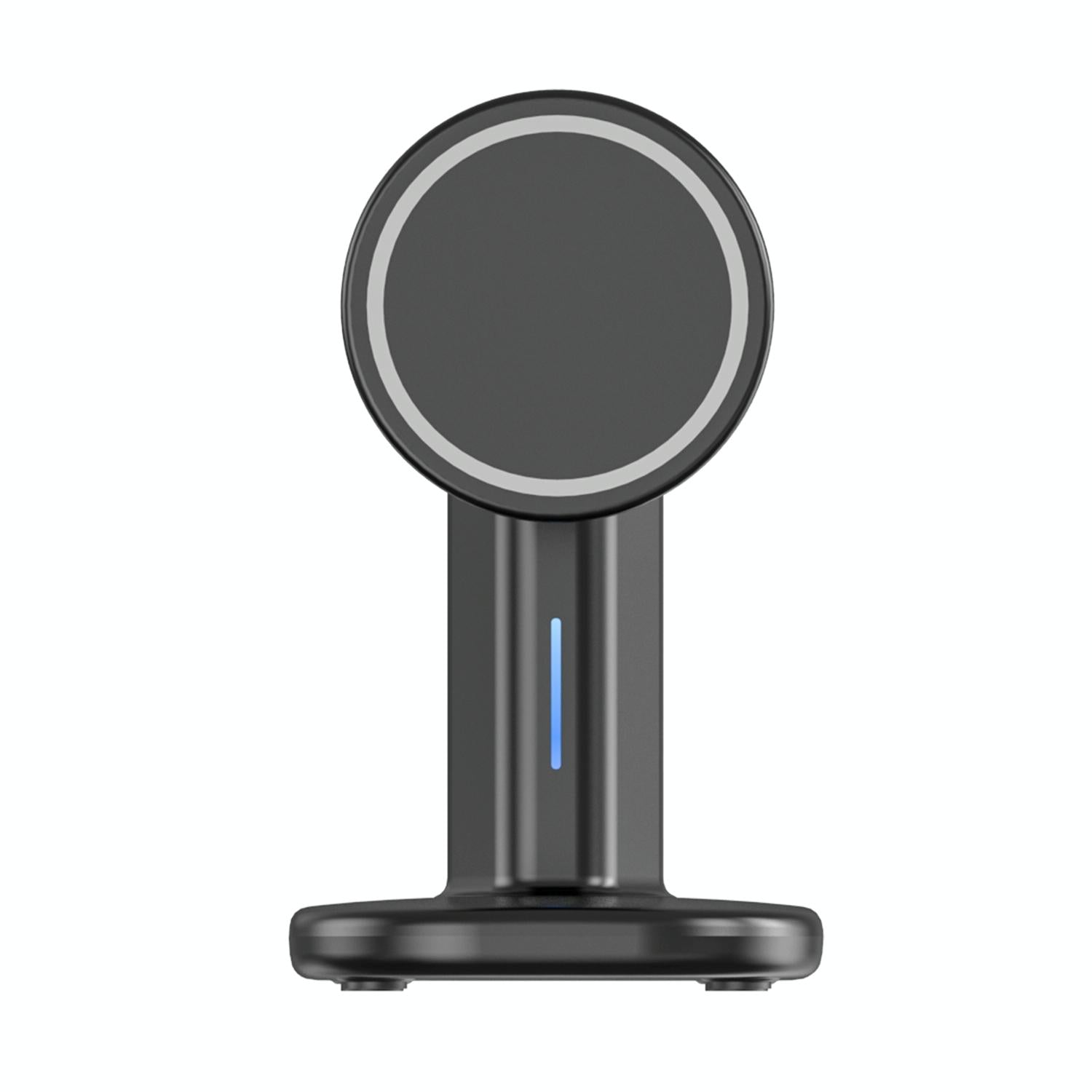 3 In 1 Magnetic Wireless Charger Stand 15W - Black 3