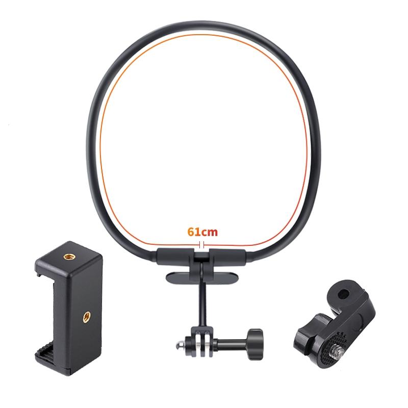 Neck Phone Camera Holder with Phone Clamp - Hands-free & Extended 3