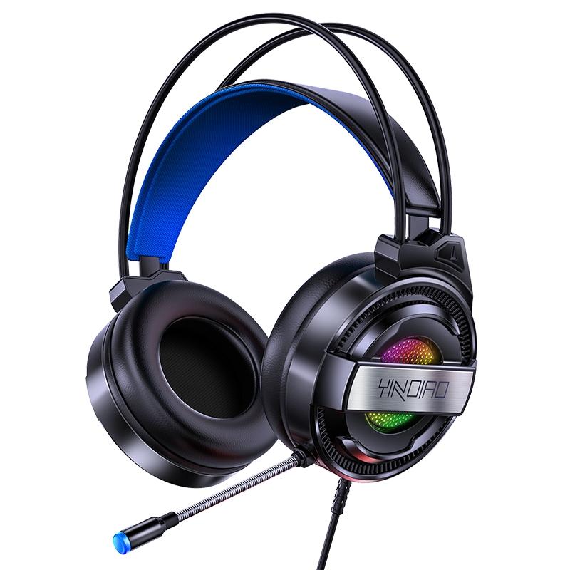 Usb Wired Gaming Headset With Mic & Rgb Light 1.67M Cable Black 3