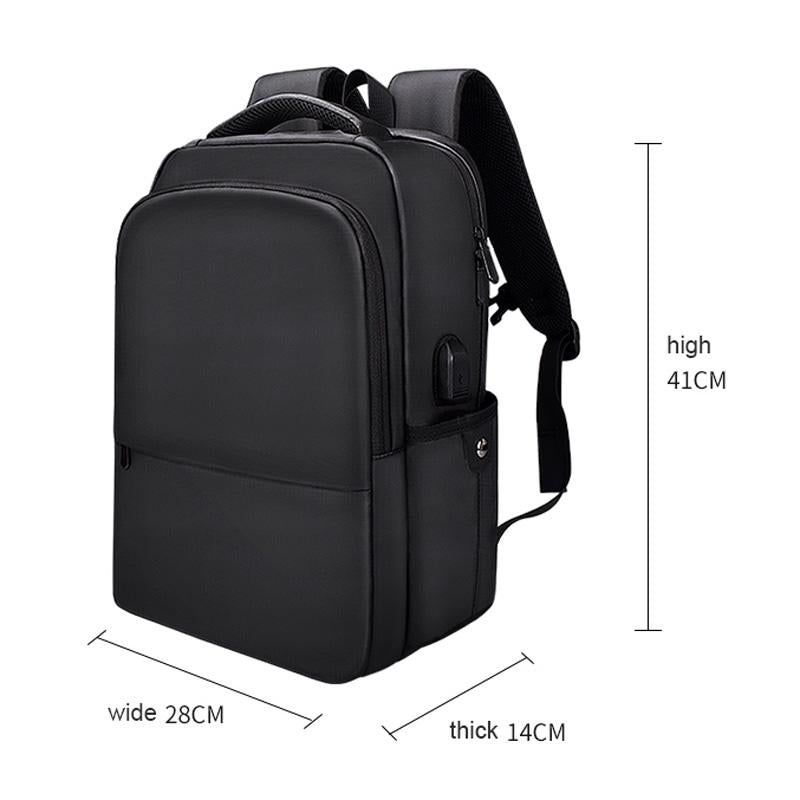 Waterproof Laptop Backpack with Usb Interface for 15 Laptops - Black 4