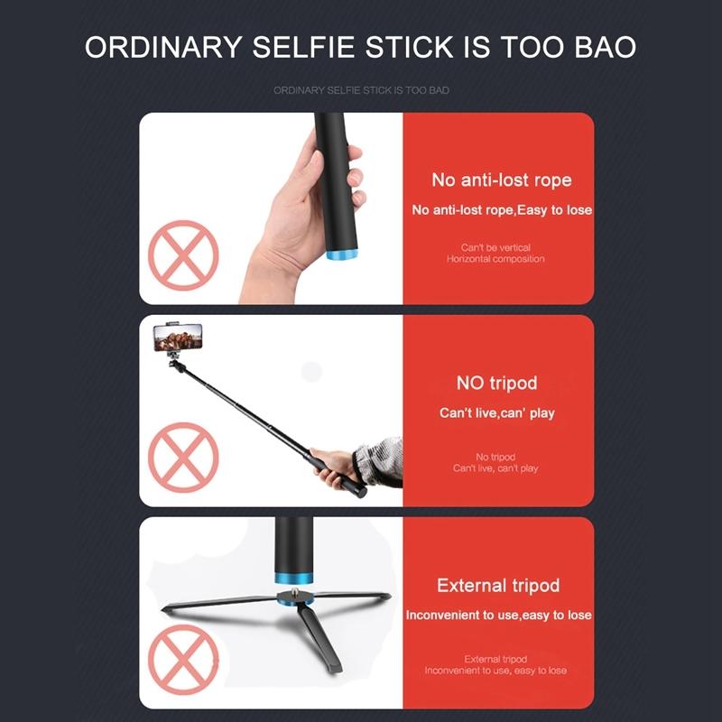 Telescopic Selfie Stick for Action Cameras 6