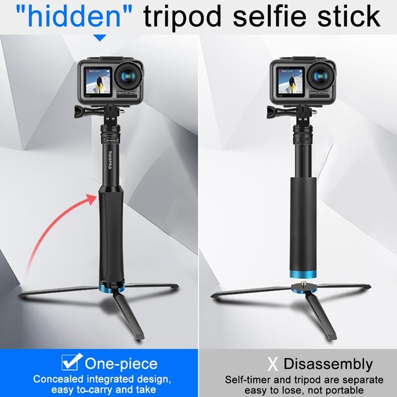 Telescopic Selfie Stick for Action Cameras 9