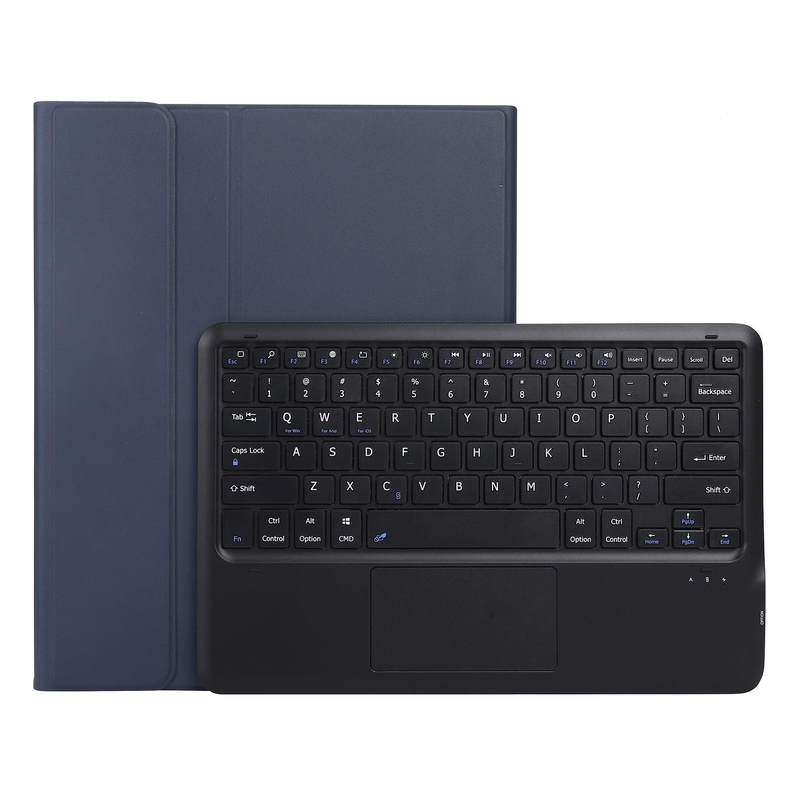 Detachable Bluetooth Keyboard Tablet Case For Ipad Pro 12.9 - Ultra-Thin With Touchpad Pen Slot & Holder - Black 5