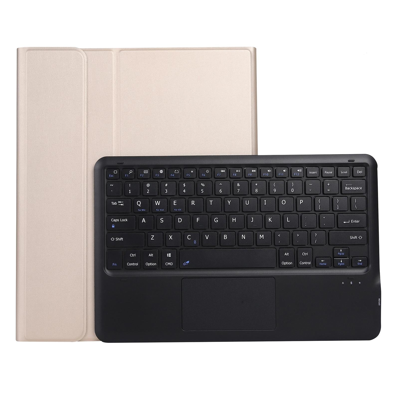 Detachable Bluetooth Keyboard Tablet Case For Ipad Pro 12.9 - Ultra-Thin With Touchpad Pen Slot & Holder - Black 9