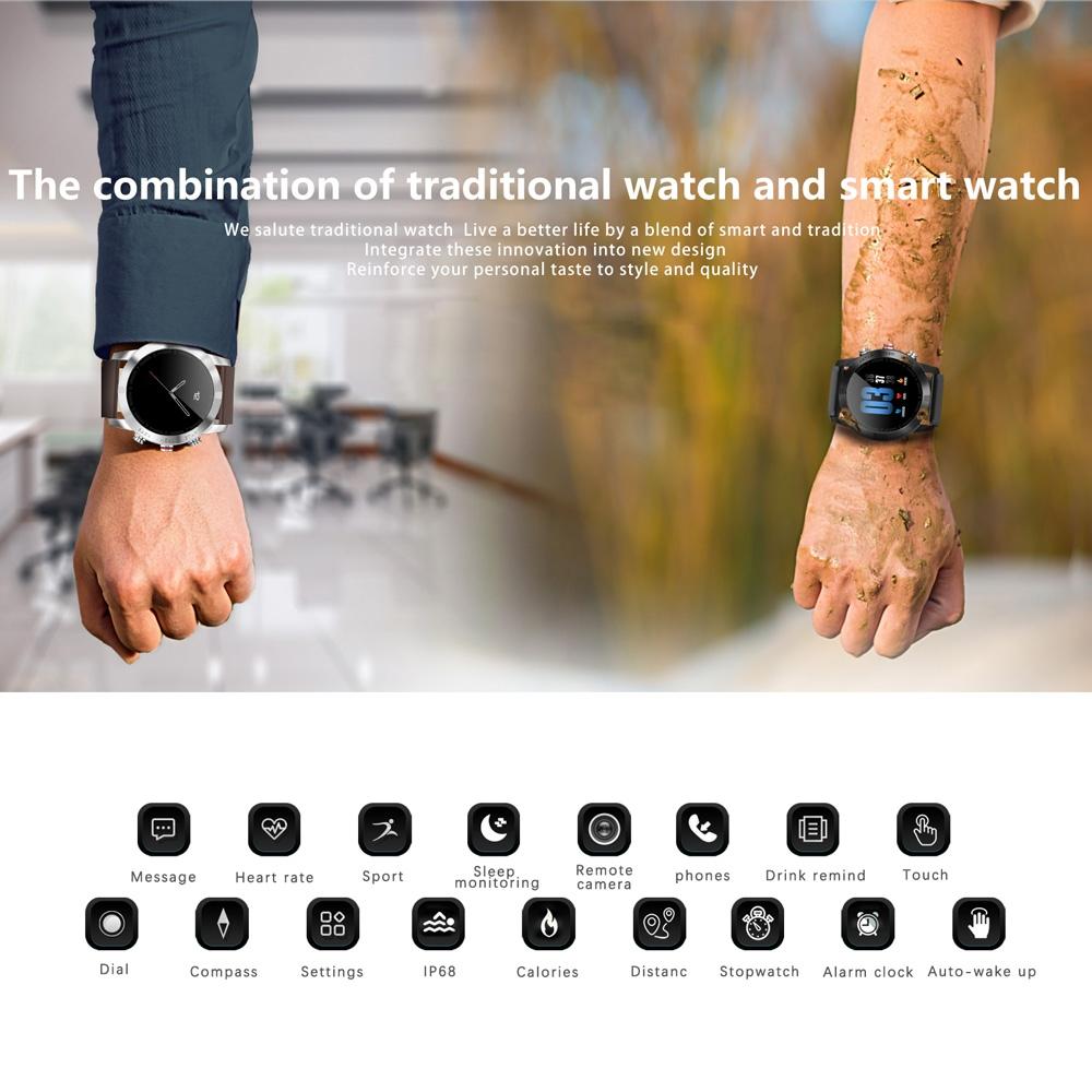 Waterproof Smart Bracelet With Heart Rate Monitor And Multi-Sport Mode - Black 6