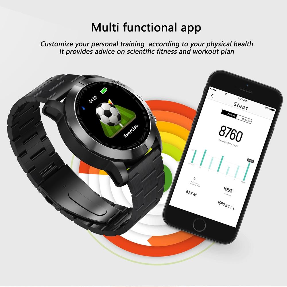 Waterproof Smart Bracelet With Heart Rate Monitor And Multi-Sport Mode - Black 10