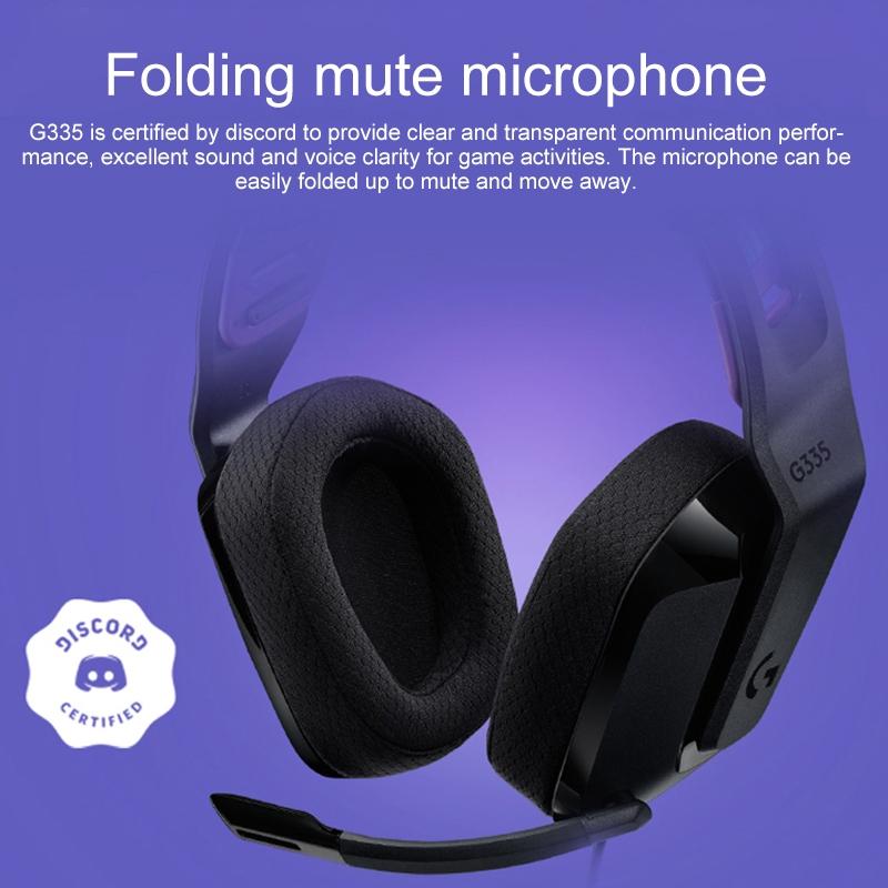 Foldable Wired Gaming Headset With Mic - Black 6