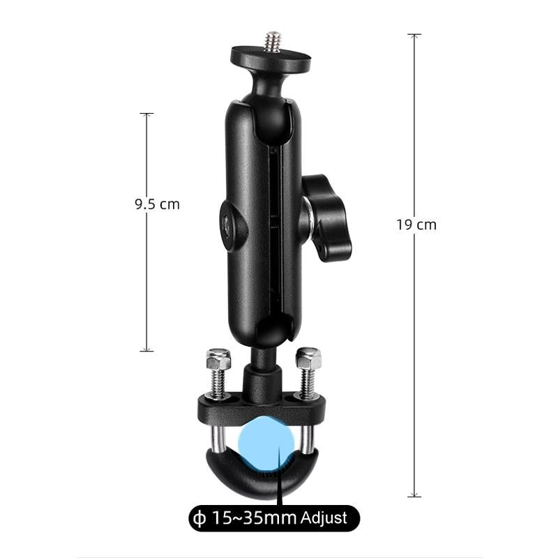 Motorcycle Handlebar Mount for Gopro with Tripod Adapter - 9cm Rod and Screw 5