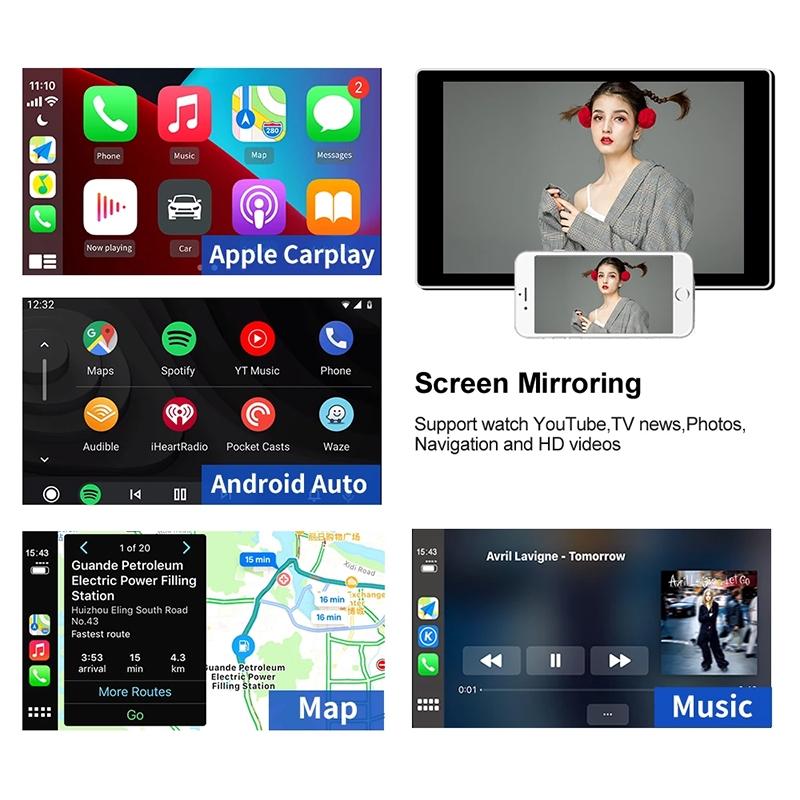 Wireless Carplay Adapter For Android / Apple - Usb Bluetooth Module 4