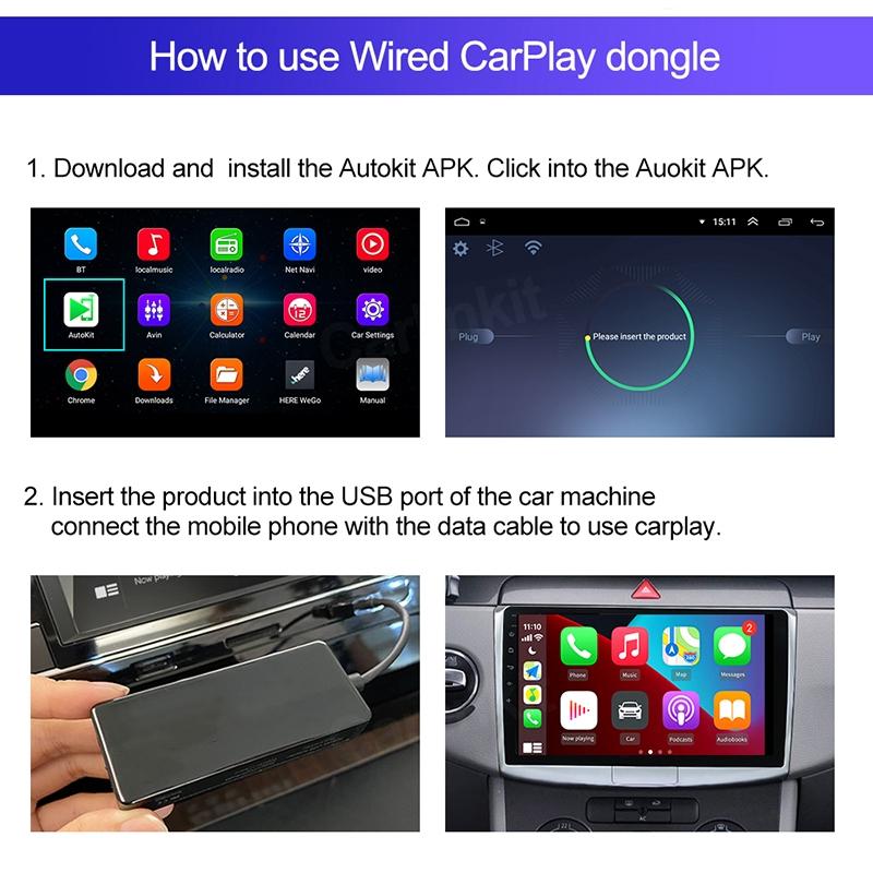 Wireless Carplay Adapter For Android / Apple - Usb Bluetooth Module 10