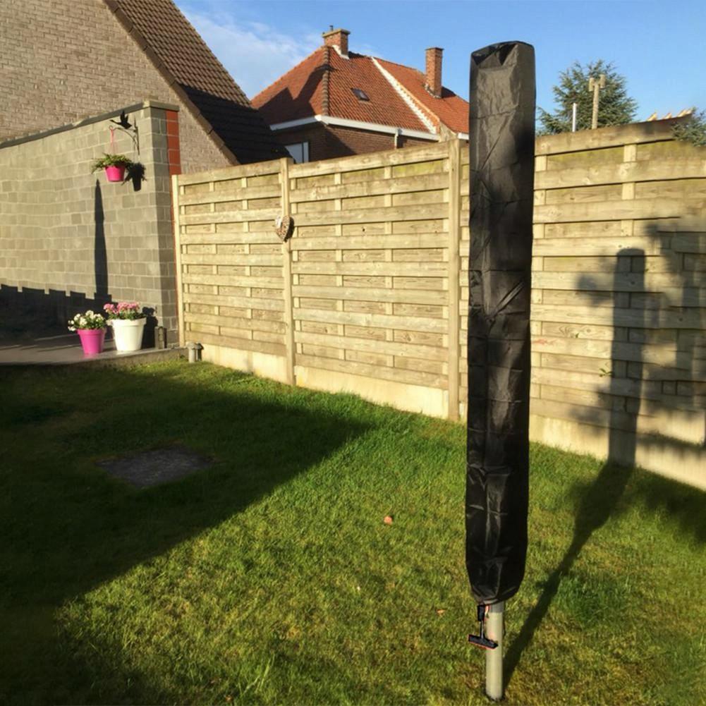 Waterproof Dustproof Cover for Outdoor Drying Rack - 210d Oxford Cloth - Black 4