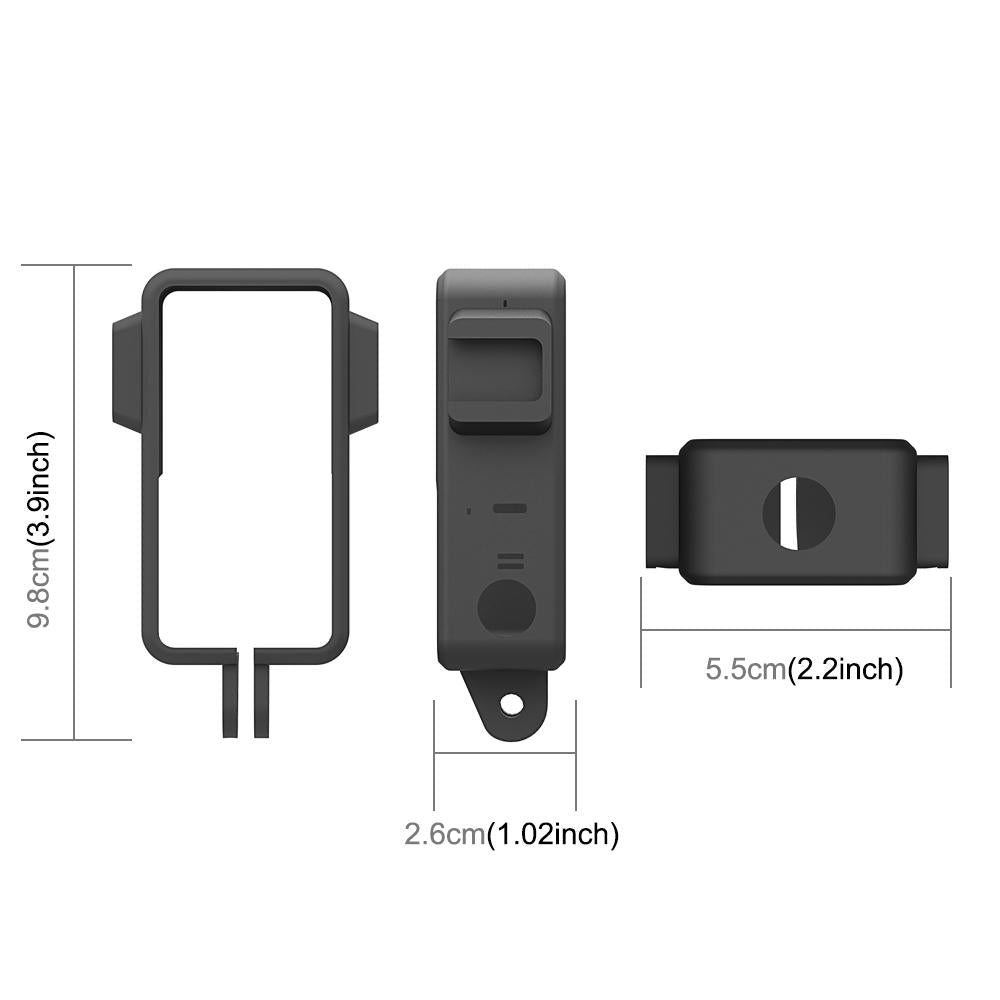 Protective Cage with Dual Cold Shoes for Dji Action 2 4