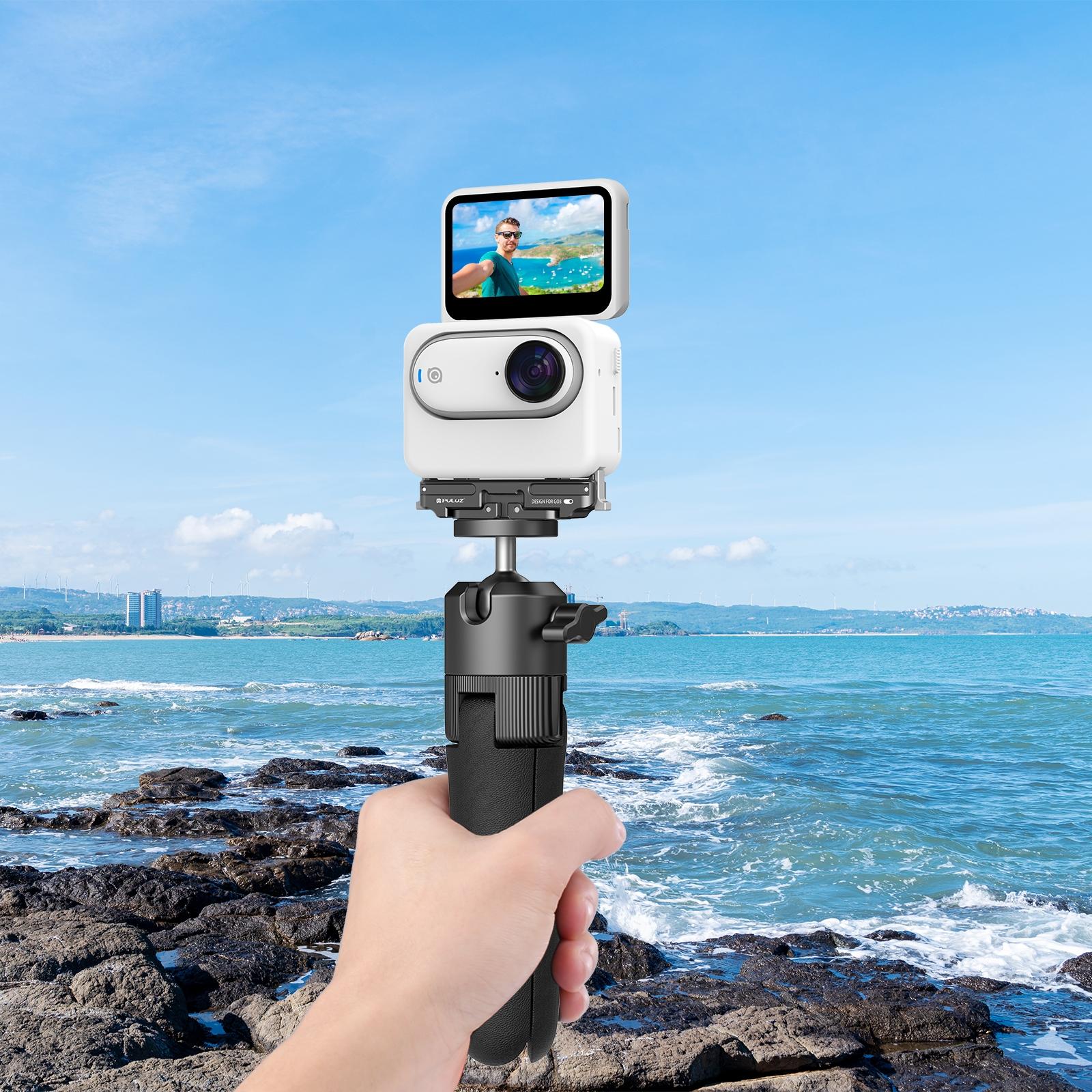 Aluminum Alloy Quick Release Base for Insta360 Go3 - Magnetic Mount 9