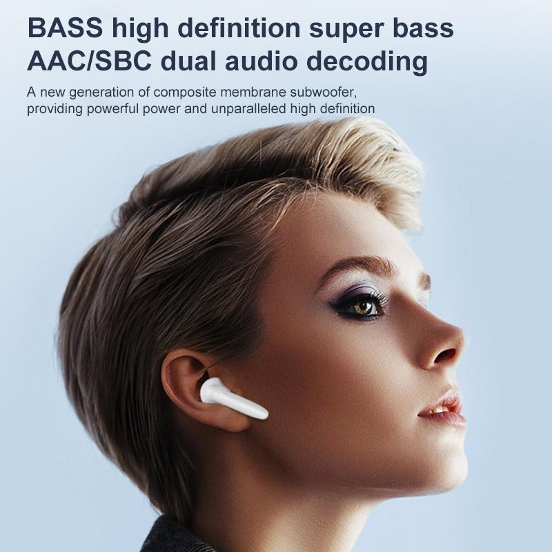 Transparent Jelly Bluetooth Earphones with Noise Reduction - Black 4
