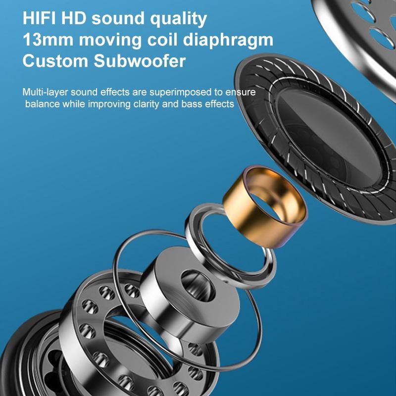 Transparent Jelly Bluetooth Earphones with Noise Reduction - Black 5