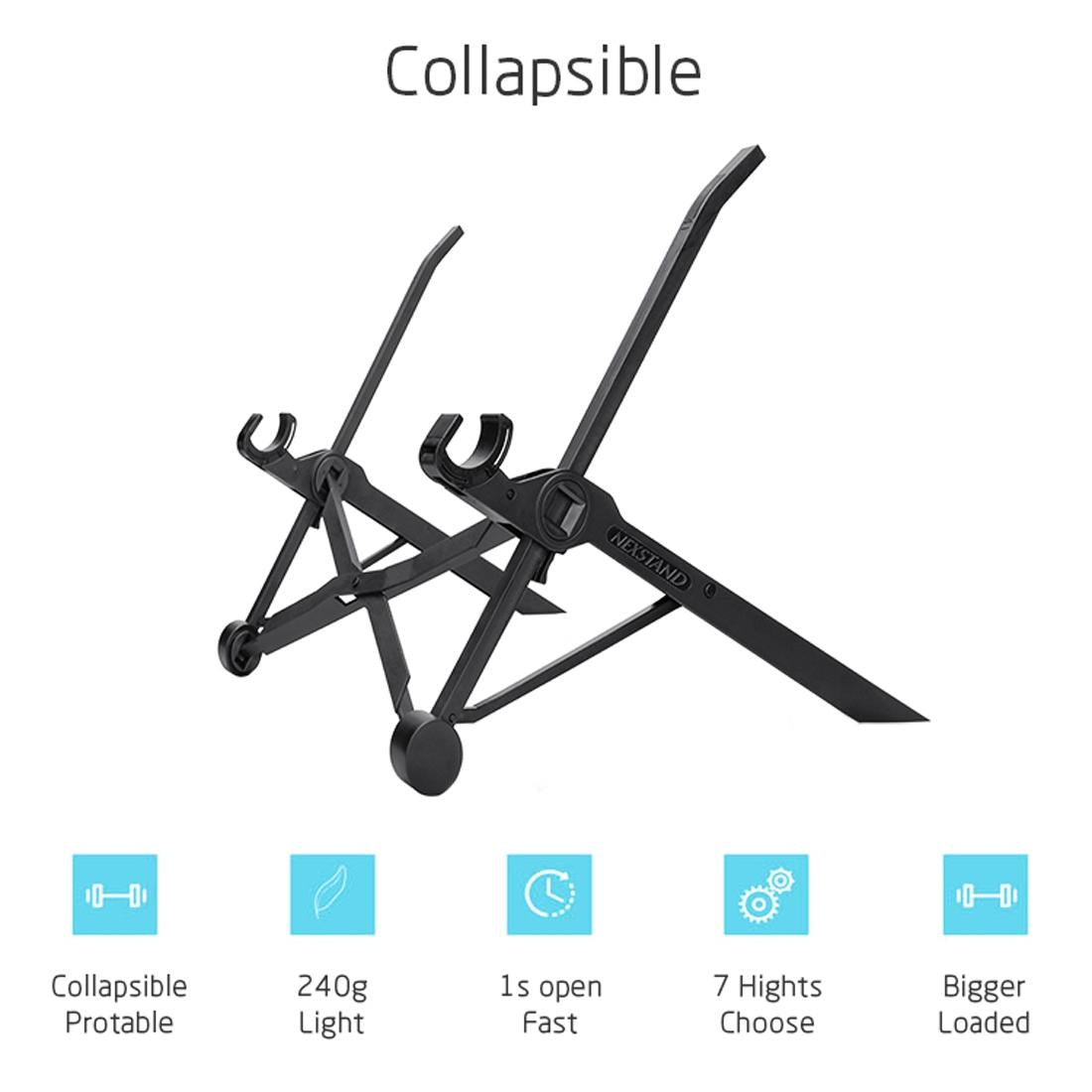 Adjustable Foldable Laptop Stand - Portable Desk Holder 9