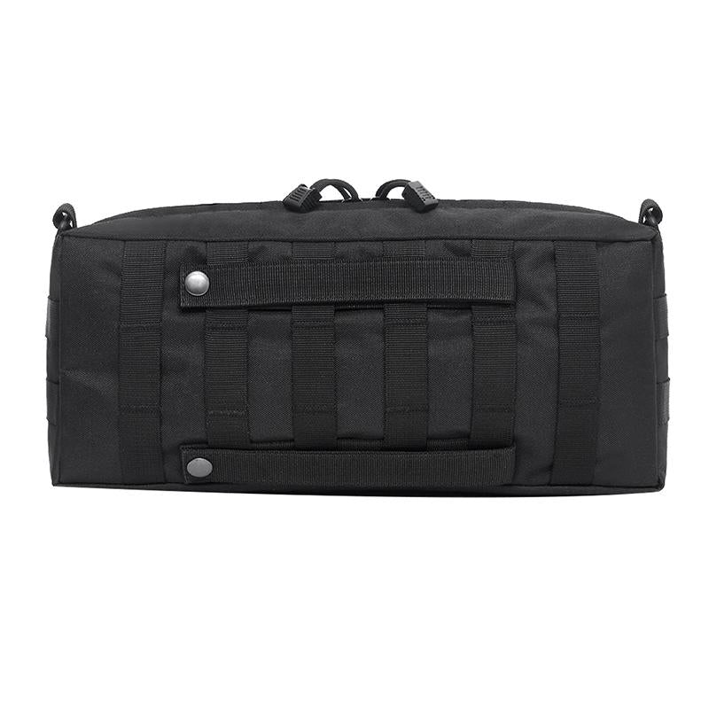 Waterproof Nylon Messenger Bag Multifunctional Outdoor Gear - Black