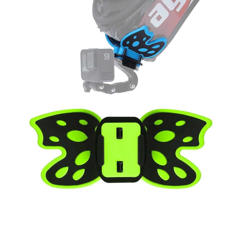 Gopro Helmet Mount Adapter - Butterfly Design - Black 12