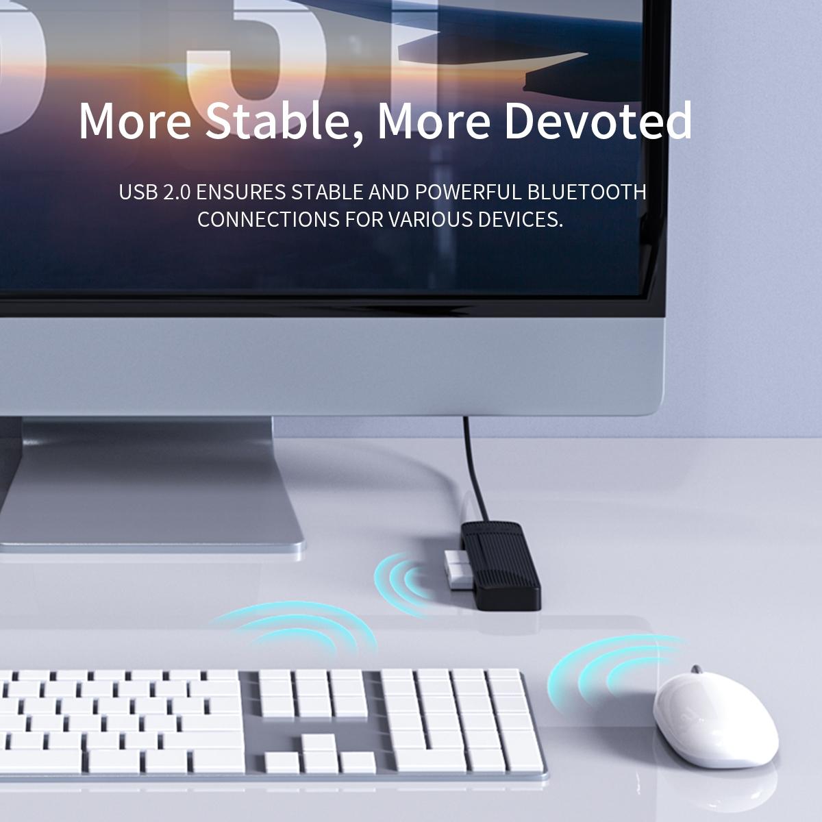 High-Speed 4-Port Usb 2.0 Hub 480Mbps - Black 8