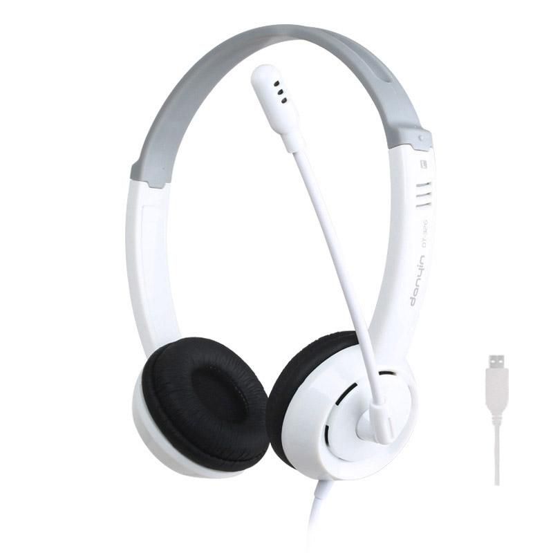 Head-Mounted Children'S Learning Headset With Mic 1.8M Cable Usb Style - Black 13