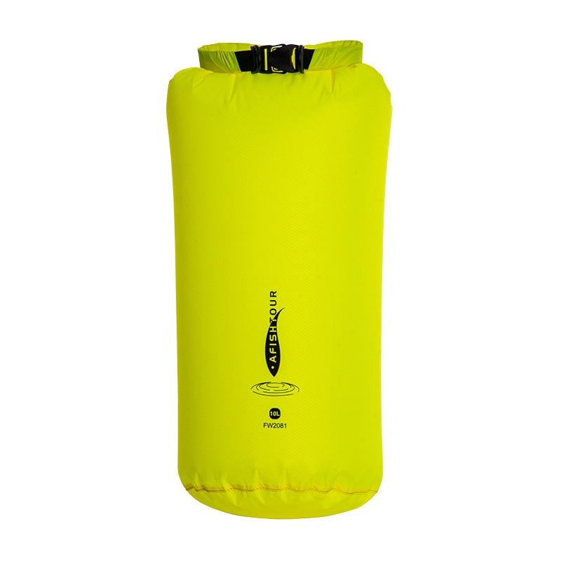 10L Outdoor Multi Function Waterproof Storage Bag Light & Thin Design - Black 10