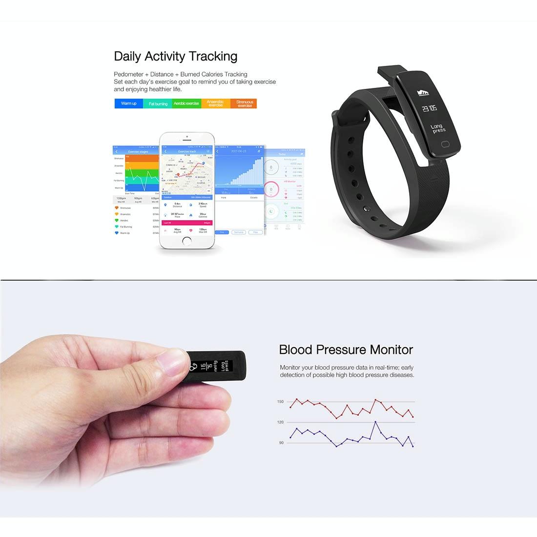 Waterproof Heart Rate Fitness Tracker With Sleep Monitoring 8