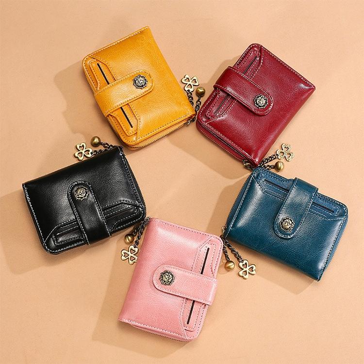 Rfid-blocking Women Wallet with Card Slots - Anti-magnetic - Black 9