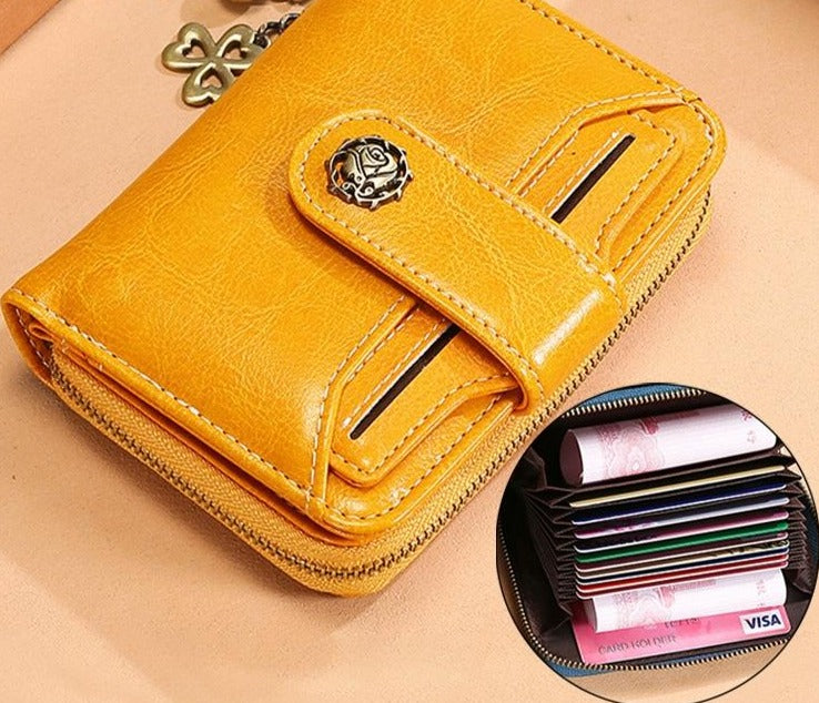 Rfid-blocking Women Wallet with Card Slots - Anti-magnetic - Black 12